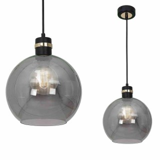 Lampa wisząca OMEGA BLACK/GOLD 1xE27 MLP65300