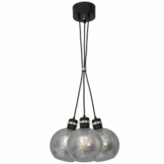 Lampa wisząca OMEGA BLACK/GOLD 3xE27 MLP6532