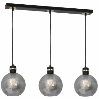 Lampa wisząca OMEGA BLACK/GOLD 3xE27 MLP6531