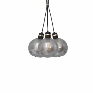 Lampa wisząca OMEGA BLACK/GOLD 3xE27 MLP6532