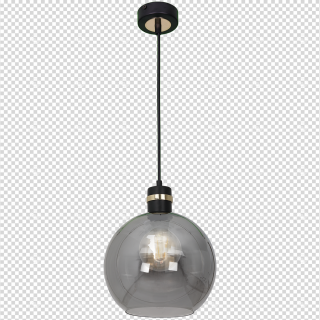 Lampa wisząca OMEGA BLACK/GOLD 1xE27 MLP65300