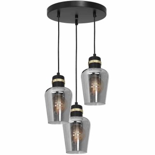 Lampa wisząca RICHMOND BLACK / GOLD 3xE27  Koło MLP6541