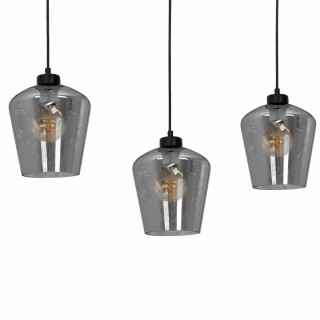 Lampa wisząca SANTIAGO SMOKED 3xE27 MLP6609