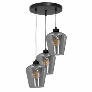 Lampa wisząca SANTIAGO SMOKED 3xE27 MLP6612