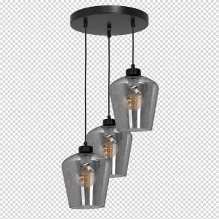 Lampa wisząca SANTIAGO SMOKED 3xE27 MLP6612