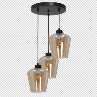 Lampa wisząca SANTIAGO AMBER 3xE27 MLP6613