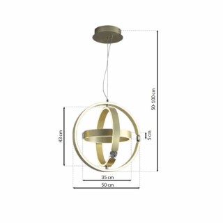 Lampa wisząca SIRIUS 80W ML6187