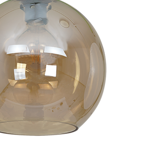 Lampa wisząca SOFIA AMBER 1xE27 MLP6578