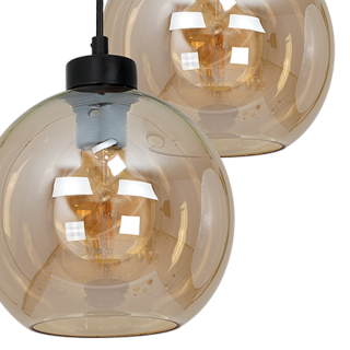 Lampa wisząca SOFIA AMBER 3xE27 MLP6584