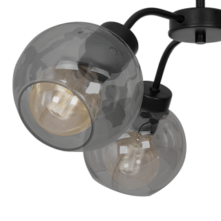 Lampa sufitowa SOFIA SMOKED 3xE27 MLP6594