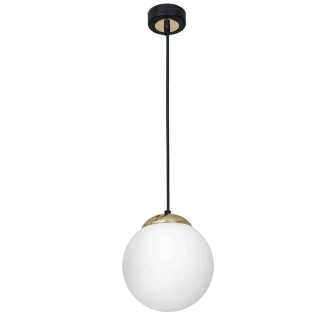 Lampa wisząca SPARTA BLACK / GOLD 1xE27 MLP6495