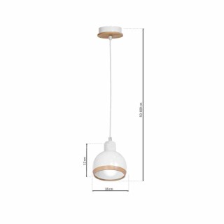 Lampa wisząca OVAL WHITE 1xE27 MLP7043