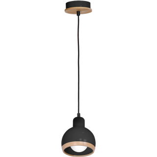 Lampa wisząca OVAL BLACK 1xE27 MLP7045