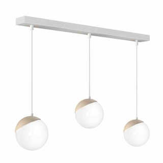 Lampa wisząca SFERA WOOD 3xE14 MLP7236