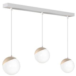 Lampa wisząca SFERA WOOD 3xE14 MLP7236