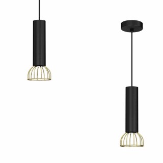 Lampa wisząca DANTE Black/Gold 1x mini GU10 MLP7248