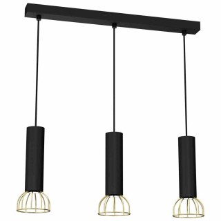 Lampa wisząca DANTE Black/Gold 3x mini GU10 MLP7249