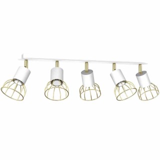 Lampa sufitowa DANTE White/Gold 5x mini GU10 MLP7253