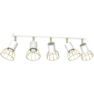 Lampa sufitowa DANTE White/Gold 5x mini GU10 MLP7253