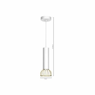 Lampa wisząca DANTE White/Gold 1x mini GU10 MLP7254