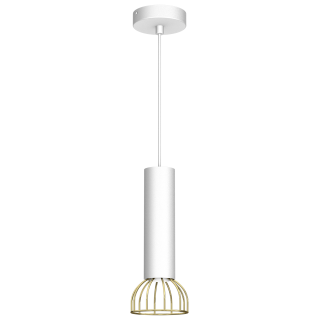 Lampa wisząca DANTE White/Gold 1x mini GU10 MLP7254