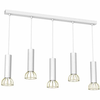 Lampa wisząca DANTE White/Gold 5x mini GU10 MLP7256