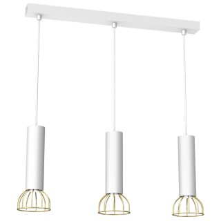 Lampa wisząca DANTE White/Gold 3x mini GU10 MLP7255