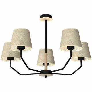 Lampa wisząca ETNA Black 5xE27 MLP7277