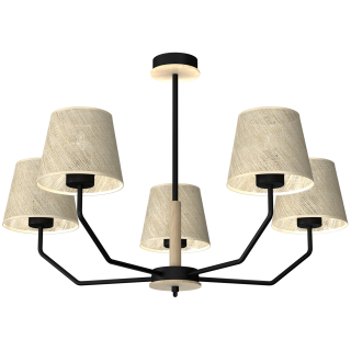 Lampa wisząca ETNA Black 5xE27 MLP7277