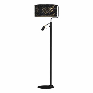 Lampa podłogowa SENSO Black/Gold 1xE27 + 1x mini GU10...