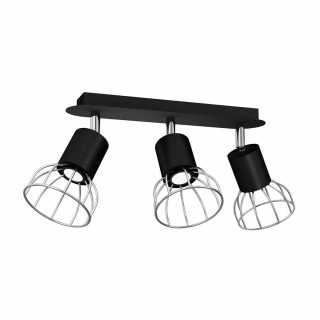 Lampa Sufitowa DANTE BLACK/SILVER 3x mini GU10 MLP7357