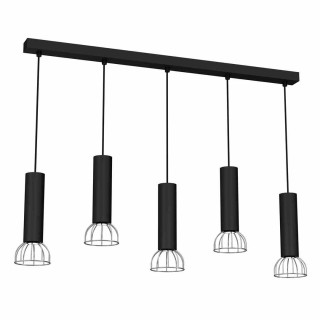 Lampa Wisząca DANTE BLACK/SILVER 5x mini GU10 MLP7361