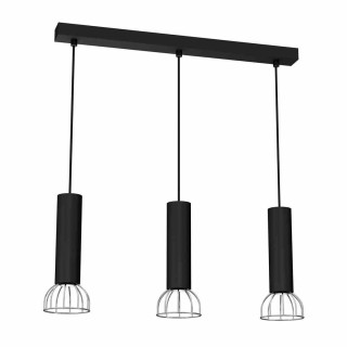 Lampa Wisząca DANTE BLACK/SILVER 3x mini GU10 MLP7360