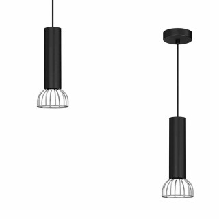 Lampa Wisząca DANTE BLACK/SILVER 1x mini GU10 MLP7359