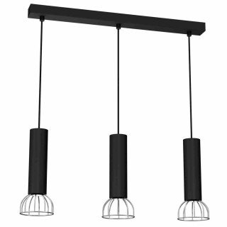 Lampa Wisząca DANTE BLACK/SILVER 3x mini GU10 MLP7360