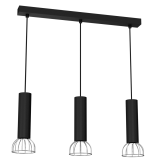 Lampa Wisząca DANTE BLACK/SILVER 3x mini GU10 MLP7360