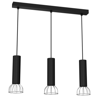 Lampa Wisząca DANTE BLACK/SILVER 3x mini GU10 MLP7360