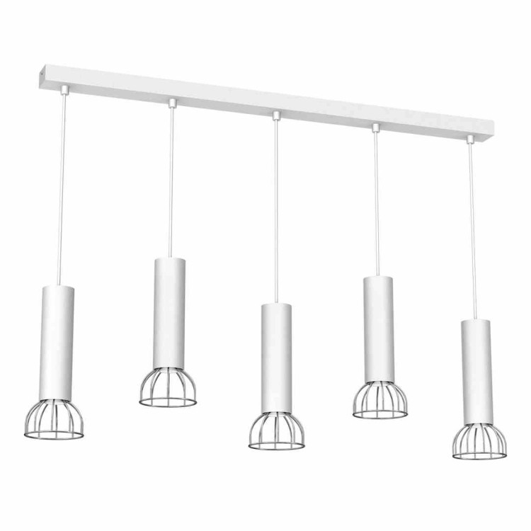 Lampa Wisząca DANTE SILVER 5x mini GU10 MLP7367