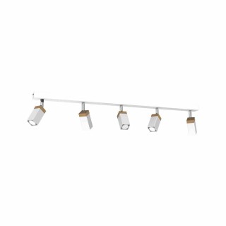 Lampa sufitowa SOLO SAWN WHITE / PATINATED WOOD 5x mini...