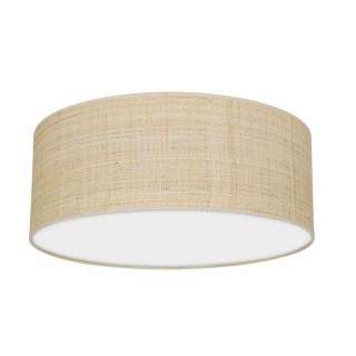 Lampa sufitowa MARSHALL WHITE / RATTAN 2xE27 Ø40cm MLP7487