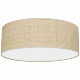 Lampa sufitowa MARSHALL WHITE / RATTAN 3xE27 Ø50cm MLP7488