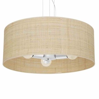 Lampa wisząca MARSHALL WHITE / RATTAN 3xE27 MLP7490