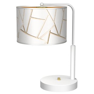 Lampka nocna ZIGGY WHITE White/Gold 1xE27 MLP7570