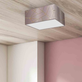 Lampa sufitowa ZIGGY PINK Gold/Pink 2xE27 MLP7588