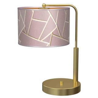 Lampka nocna ZIGGY PINK Gold/Pink 1xE27 MLP7592