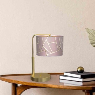 Lampka nocna ZIGGY PINK Gold/Pink 1xE27 MLP7592