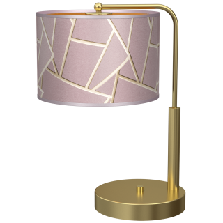 Lampka nocna ZIGGY PINK Gold/Pink 1xE27 MLP7592