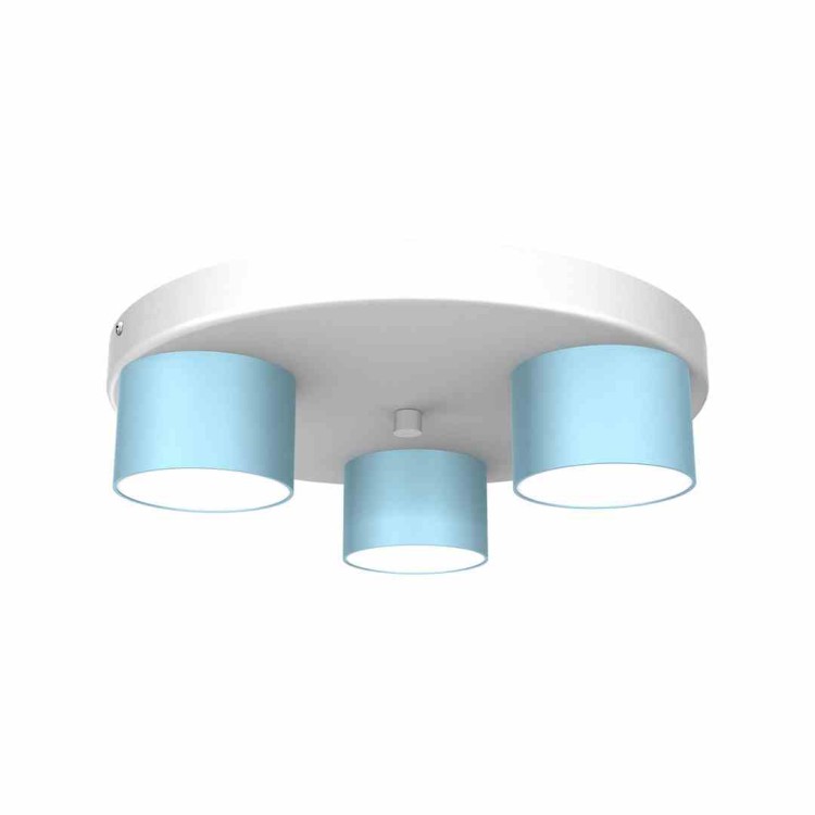 Lampa sufitowa DIXIE Blue/White 3xGX53 MLP7551