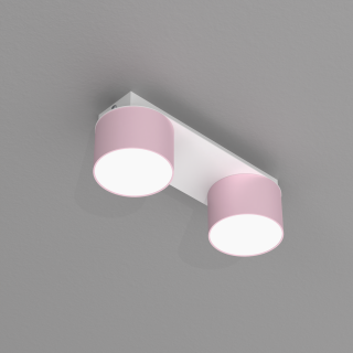 Lampa sufitowa DIXIE Pink/White  2xGX53 MLP7554