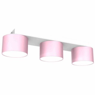 Lampa sufitowa DIXIE Pink/White  3xGX53 MLP7555